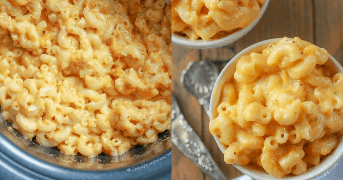Achieve Extra Cheesy Slow Cooker Mac & Cheese with Velveeta